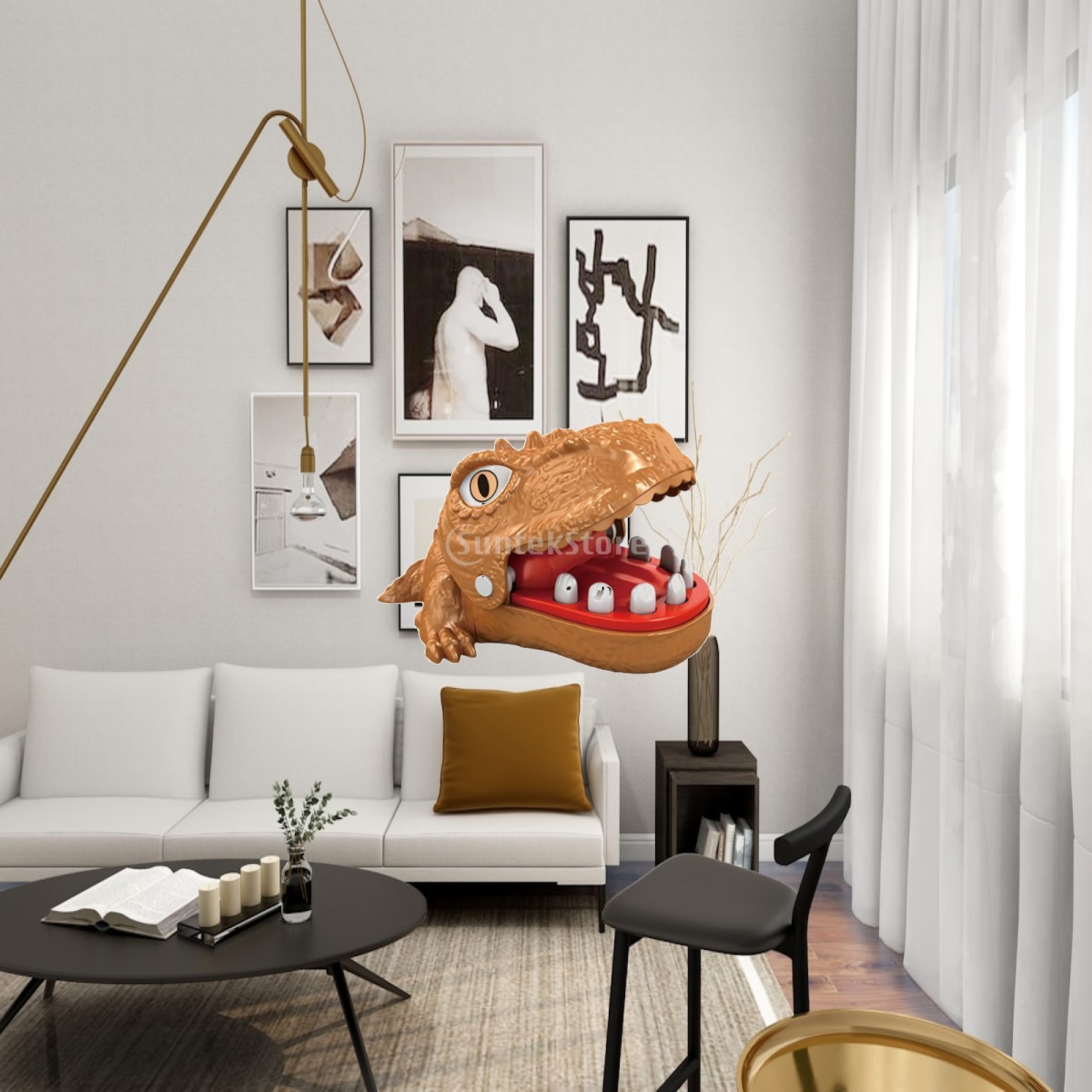 Kids Toys Entertainer - 3x Dinozor Isırık Parmağı Oyuncağı Aile