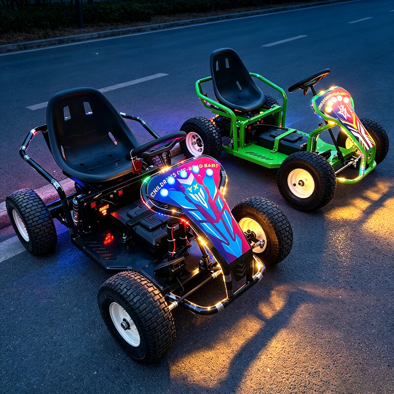 Kids Toys Entertainer - Çocuklar için Elektrikli Go Kart, Akülü