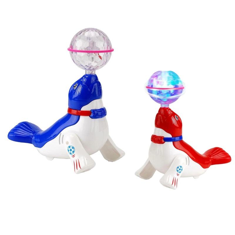 Kids' Toys - Yürüyen, Dönen, Elektrikli Deniz Aslanı Oyuncak,