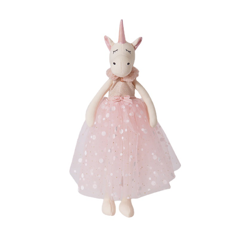 Unicorn Stuffed Toy - 38cm Pembe Unicorn Peluş Oyuncak Bebekler
