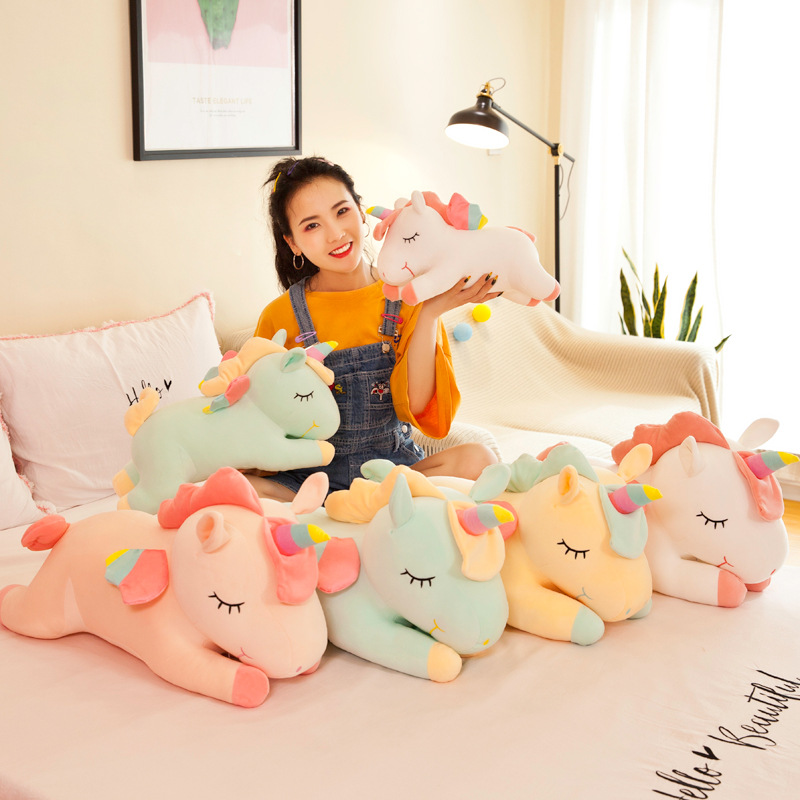 Unicorn Stuffed Toy - Sevimli Gökkuşağı Melek Unicorn Pony Peluş