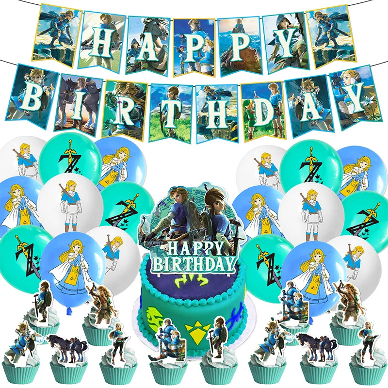 Karikatür Zelda Tema DIY Balon - Banner Kids Toys incelemesi ve fiyatı