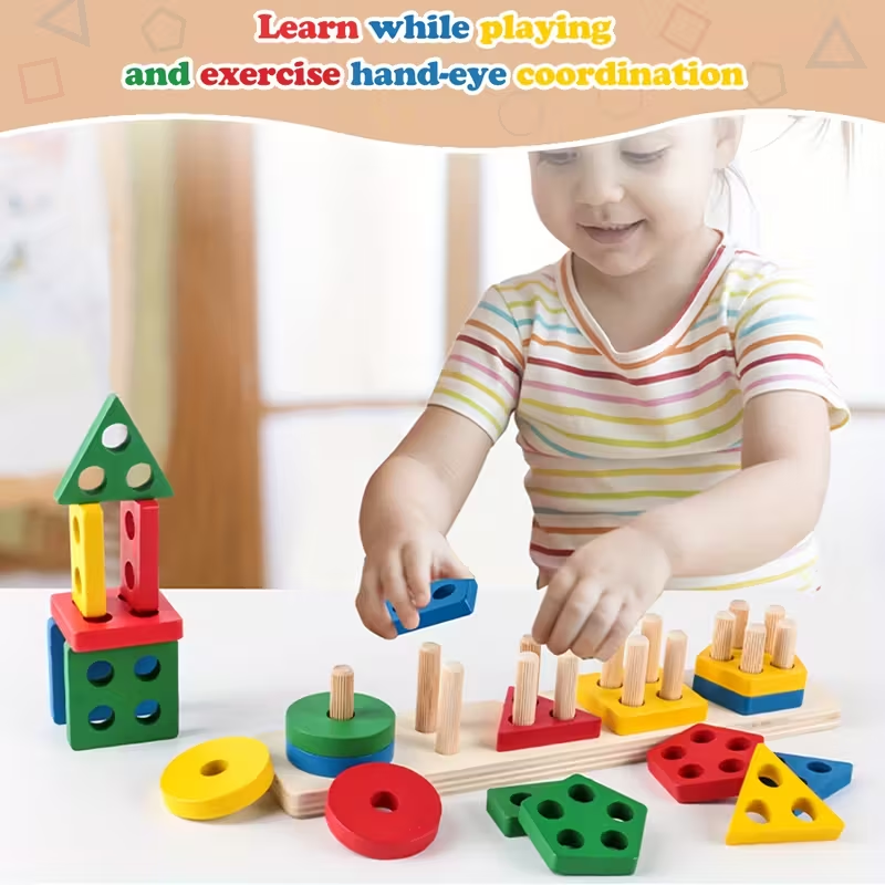 Montessori Ahşap Oyunlar Bebek - Kids Toys 2 Year Old incelemesi ve fiyatı