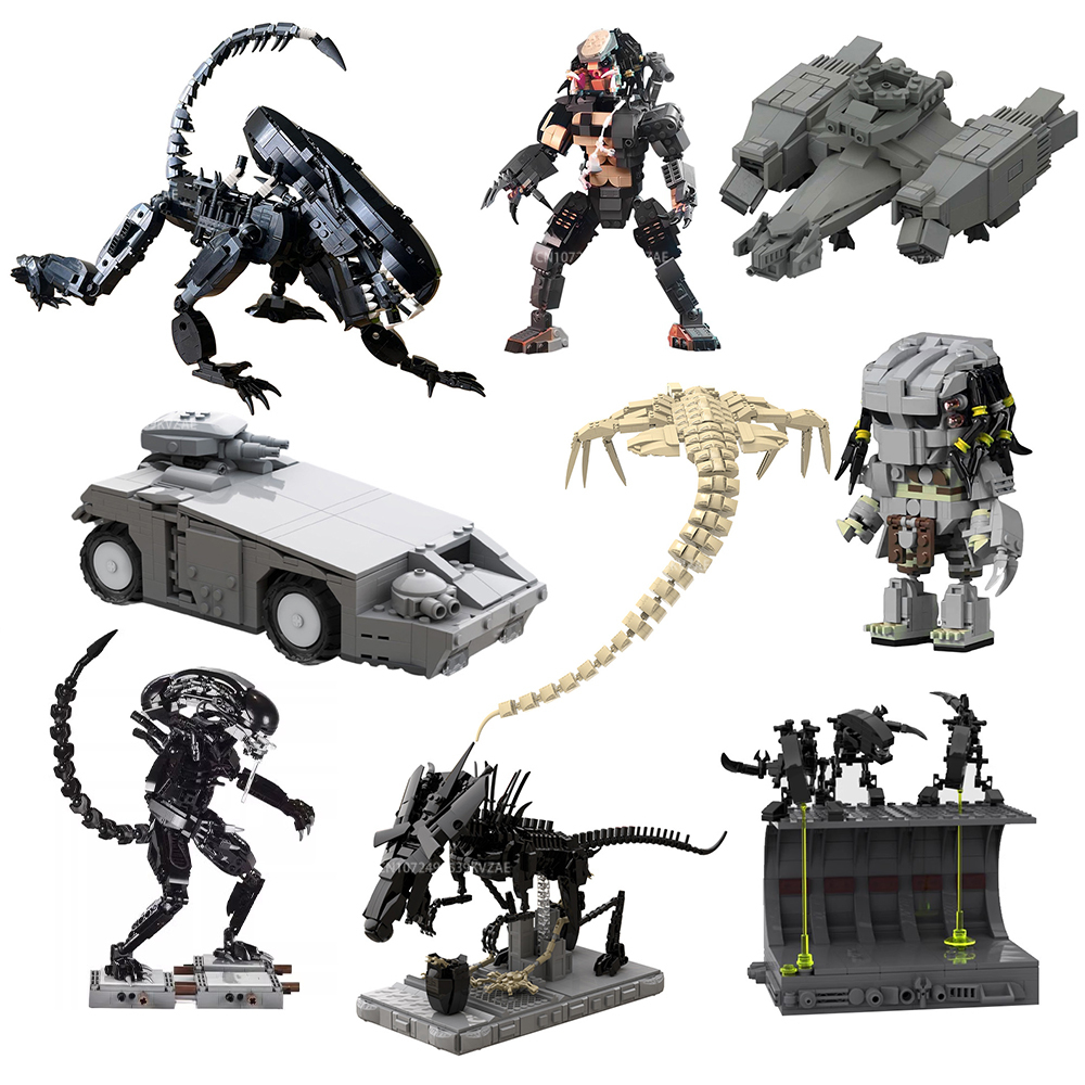 MOC Aliened canavar yapı taşı  - Xenomorph Kids Toys incelemesi ve fiyatı
